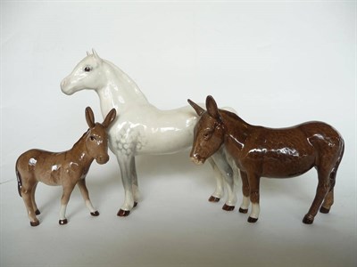 Lot 1091 - Beswick Welsh Mountain Pony 'Coed Coch Madog', model No. 1643 second version, grey gloss,...