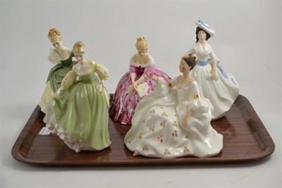 Lot 5 - Five Royal Doulton figures