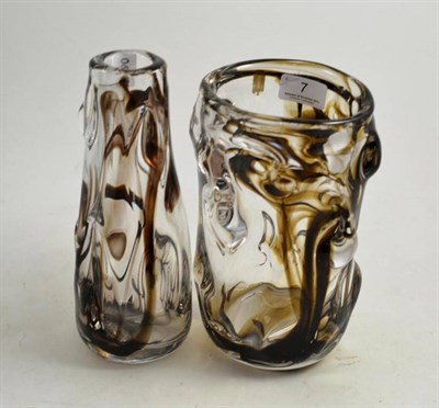 Lot 7 - Two Whitefriars glass vases