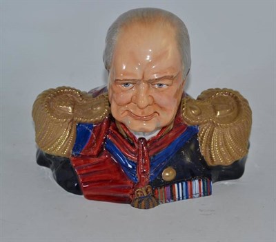 Lot 27 - Michael Sutty china bust of Winston Churchill