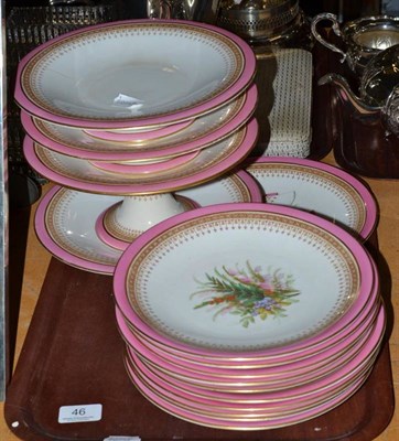 Lot 46 - Royal Worcester dessert set