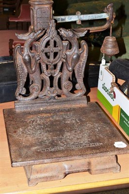 Lot 119 - A set of cast iron National Platform Scales by Parnall & Sons Ltd, Bristol