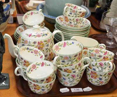 Lot 136 - Minton Haddon Hall part tea service