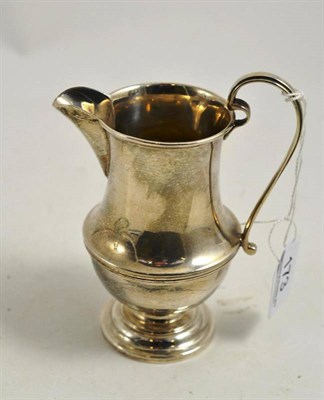 Lot 173 - Silver cream jug