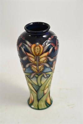 Lot 174 - A modern Moorcroft Lizard Orchid pattern vase (boxed)