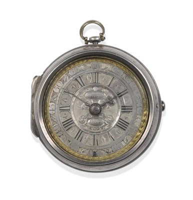 Lot 205 - A Silver Pair Cased Verge Pocket Watch, signed Jonathan Whitfield, Fecit, no.263, circa 1710,...