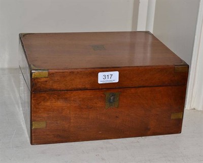 Lot 317 - A Victorian writing slope