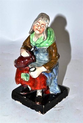 Lot 374 - A 19th century pearlware figure