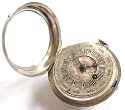Lot 224 - A Verge Pocket Watch, signed John Barrow, London, no.244, circa 1720, gilt fusee movement...