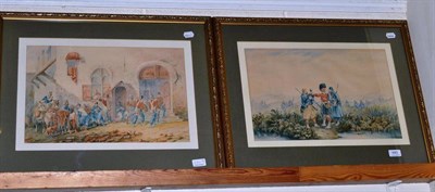 Lot 480 - Three Orlando Norrie (1832-1901) watercolours (faded)