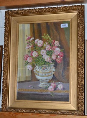 Lot 489 - H G Dawe, still life oil