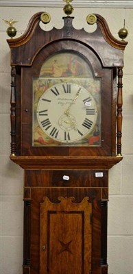 Lot 533 - 19th century thirty hour longcase clock, Blakeborough, Otley