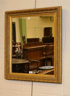 Lot 540 - Gilt framed wall mirror