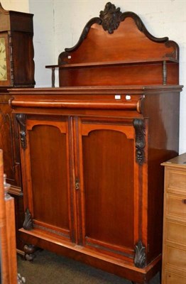 Lot 546 - An oversized Victorian mahogany chiffonier