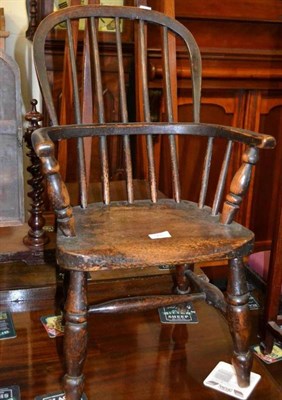 Lot 560 - Child's Windsor armchair