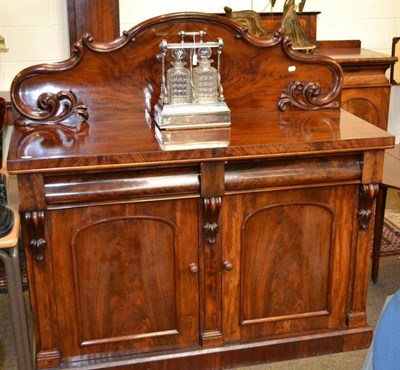 Lot 645 - Victorian mahogany chiffonier