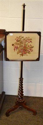 Lot 648 - Rosewood pole screen