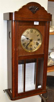 Lot 656 - A chiming wall clock