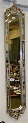 Lot 657 - A modern Venetian style decorative mirror