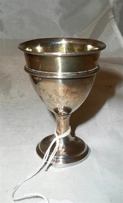 Lot 51 - George III silver egg cup, London 1799