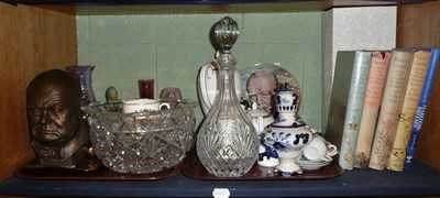 Lot 125 - A Wedgwood California coffee service, glassware, two decanters etc