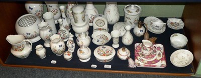 Lot 137 - Quantity of Aynsley 'Cottage Garden' wares, including vases etc (a shelf)