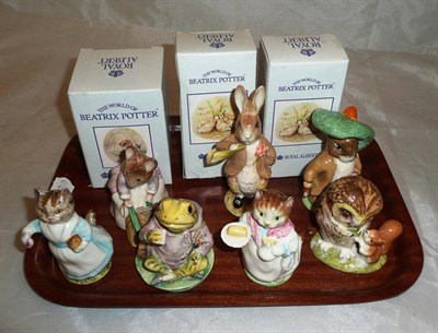 Lot 178 - Ten Beatrix Potter figures