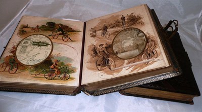 Lot 201 - Two Victorian photo albums