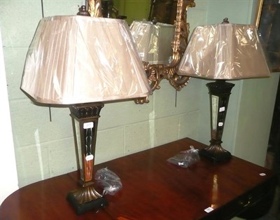 Lot 377 - Pair of decorative table lamps