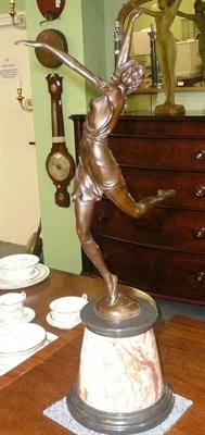 Lot 383 - A reproduction bronze of a young woman