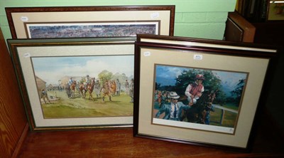 Lot 411 - Four horse racing prints