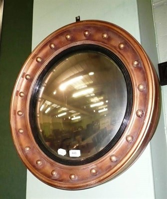 Lot 448 - Gilt framed circular convex mirror