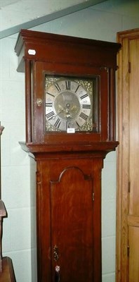 Lot 581 - An 18th century thirty hour longcase clock with silvered dial bearing the name John Boot,...