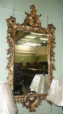 Lot 585 - Ornate gilt framed mirror