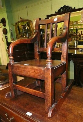 Lot 589 - 19th century child's rocking chair