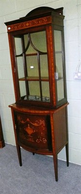 Lot 615 - Inlaid display cabinet