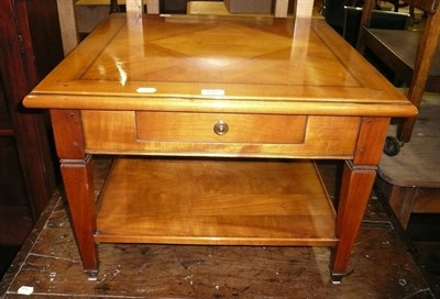 Lot 692 - Square inlaid occasional table