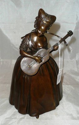 Lot 160 - Modern bronze figure of a lady
