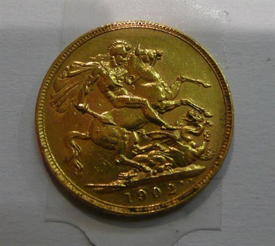 Lot 183 - A 1902 sovereign