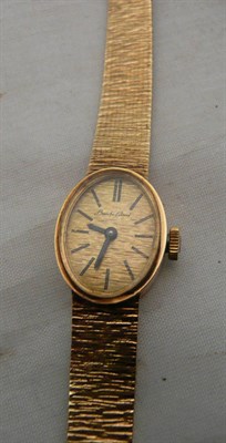 Lot 288 - A lady's Bueche Girod wristwatch, case stamped 9ct gold