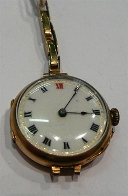 Lot 291 - 9ct gold wristwatch