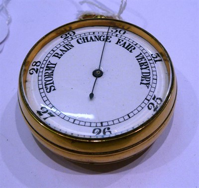 Lot 309 - A pocket barometer