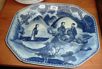 Lot 384 - A Chinese 18th century plate