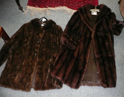 Lot 397 - Musquash coat and one other