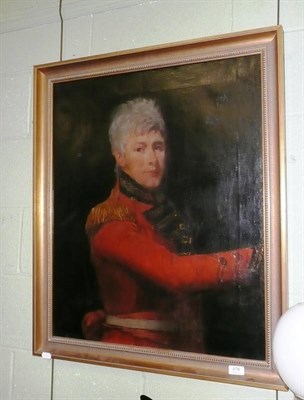 Lot 476 - Circle of John Hopper, portrait of an officer, said to be the Duke of Wellington, oil on canvas