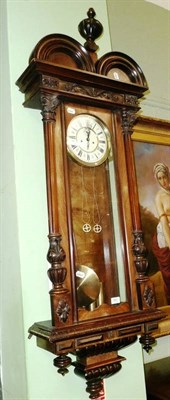 Lot 491 - Vienna double weight wall clock