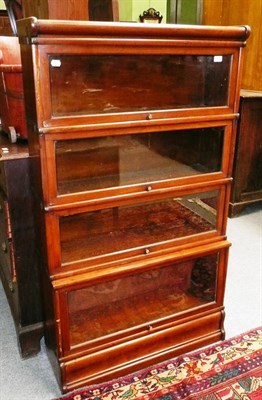 Lot 509 - Mahogany stacking bookcase