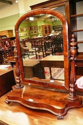 Lot 539 - A Victorian mahogany dressing mirror