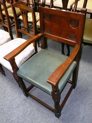 Lot 569 - Oak Yorkshire armchair