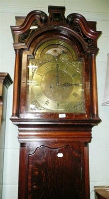 Lot 686 - An eight day longcase clock later inscribed Fernley, Wigan